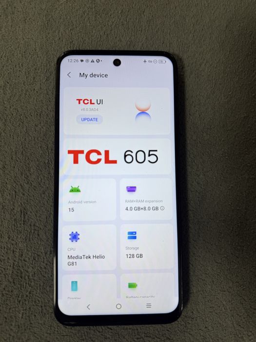 TCL 605 128Gb 12 RAM