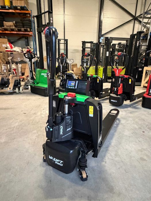 Transpaleta electrica Liza cu cantar inclus 1500kg VALLIFT