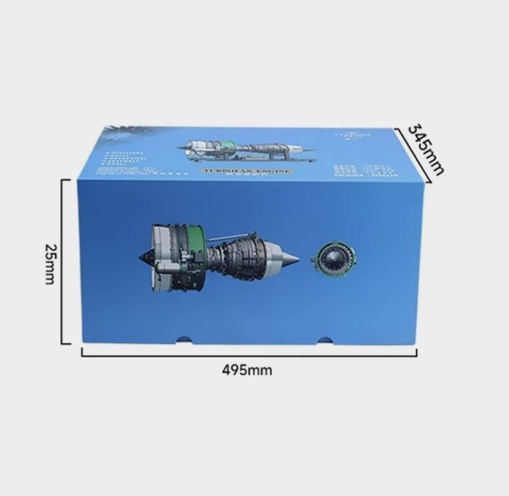 Турбовентилятор, модель реактивного двигателя.