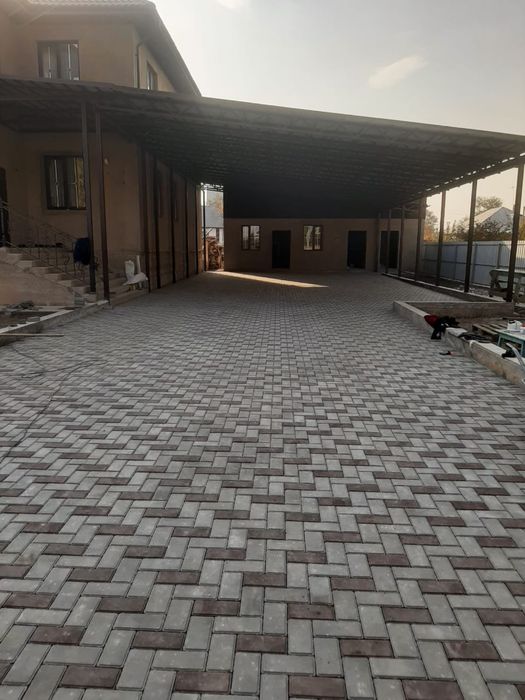 Укладка брусчатки
