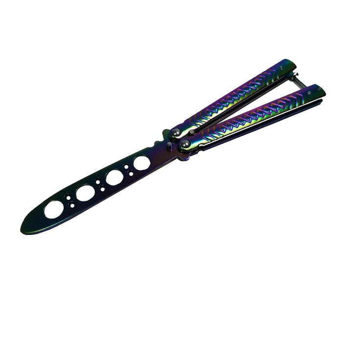 Briceag de antrenament, otel inoxidabil, Rainbow Scales