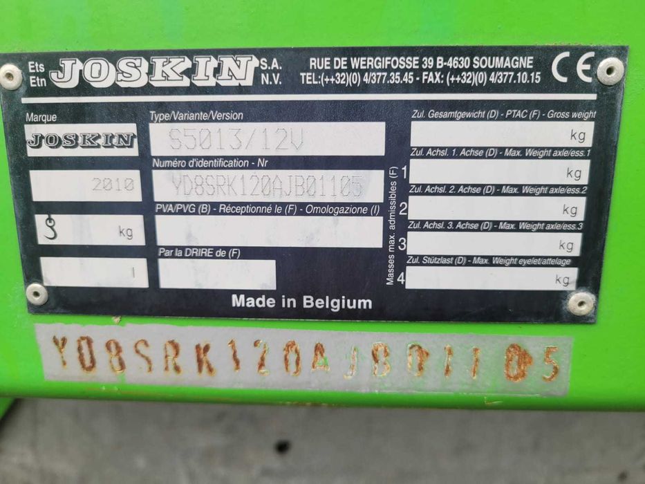 Împrăștiat gunoi Joskin 13t