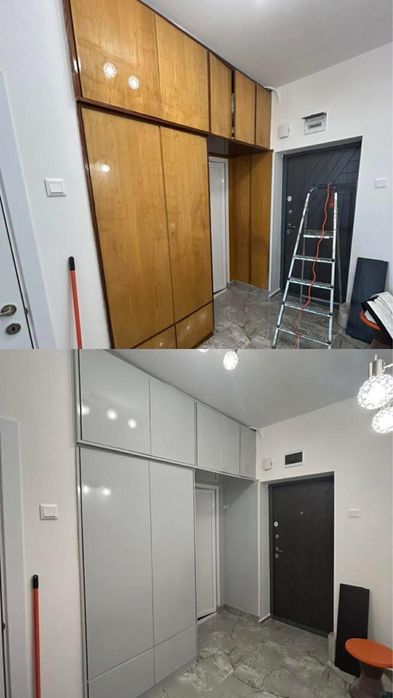 Професионално облепяне на врати кухни и мебели