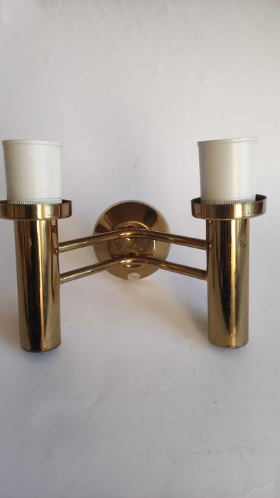 Аплик двойка за стена или таван от месинг