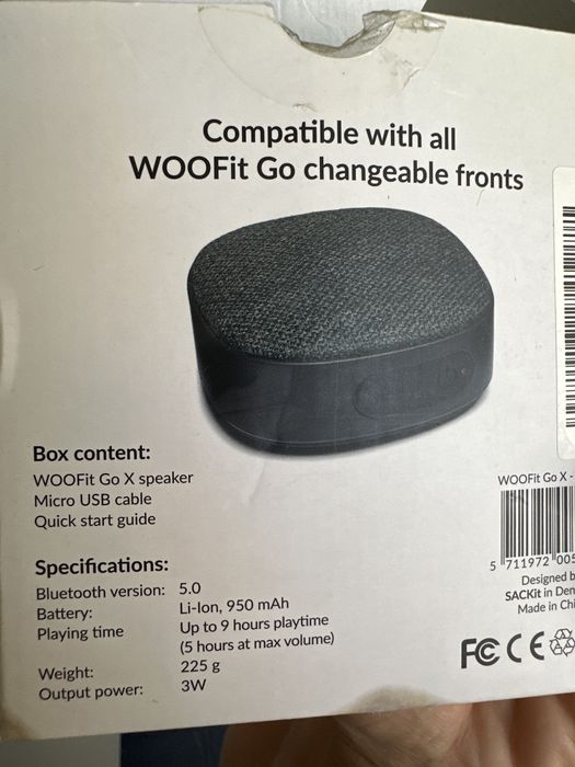 Bluetooth колонка WOOFit Go X - Sackit