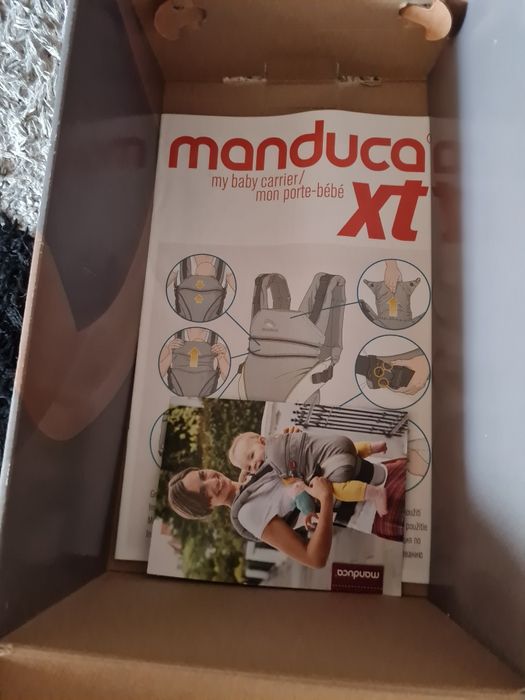 Marsupiu pentru bebelusi Manduca XT Denim Berry, pana la 20 kg