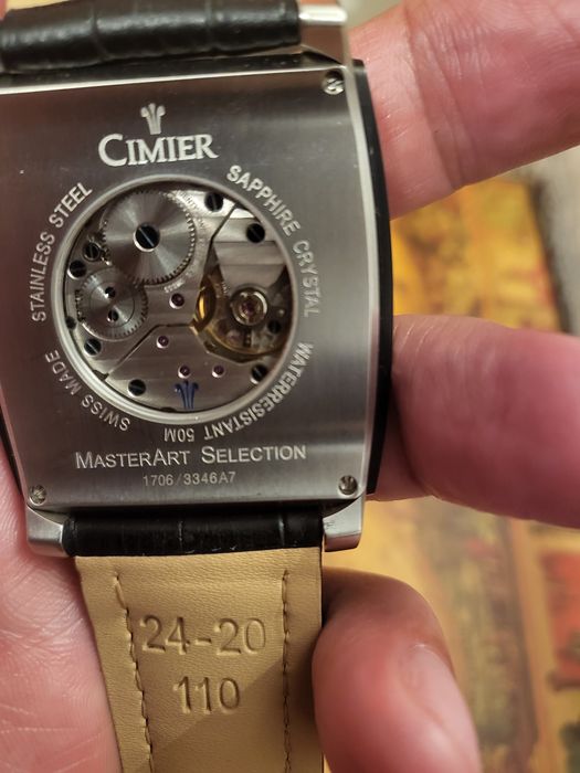 Ceas elvetian Cimier, mecanic