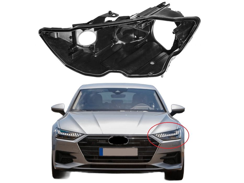 Основа (корпус) за фар на Audi A7 C8 LED