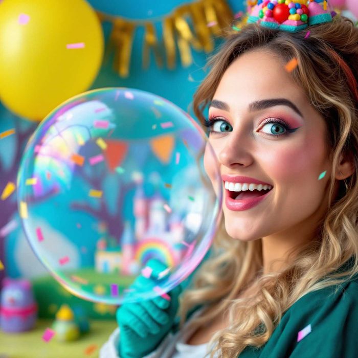 Шоу с големи сапунени балони и детски аниматори