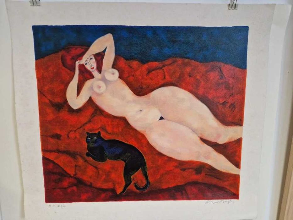 Litografie color Harry Guttman