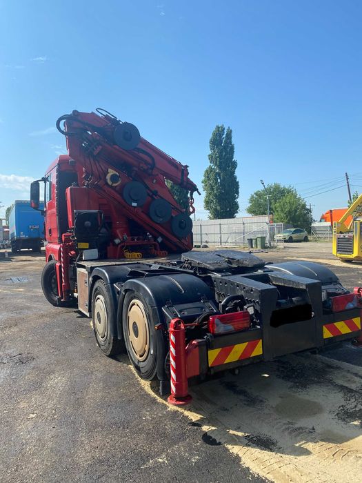 Cap tractor MAN TGX 28.440 cu macara 2013 Euro 5