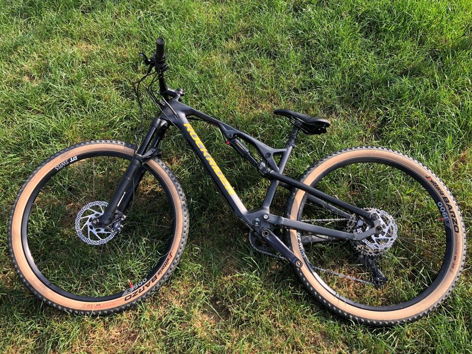 Bicicleta carbon full suspensie Rockrider Cross Country XC 500s marime M