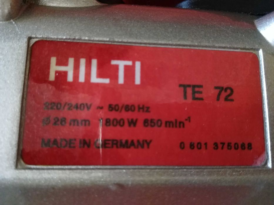 НОВО!!! HILTI TE 72,Германия,с куфар - кърти и пробива
