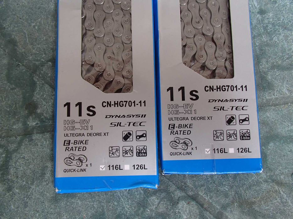 Lant shimano ultegra Deore Xt, cn hg 701-11 viteze, Nou