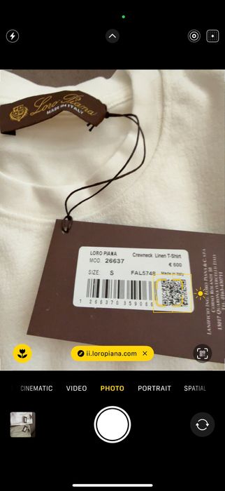 Loro Piana, Amiri мъжки тениски