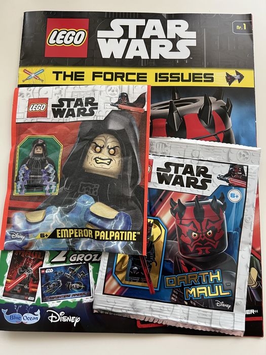 Lego Star Wars: Emperor Palpatine si Darth Maul minifigurine Lego