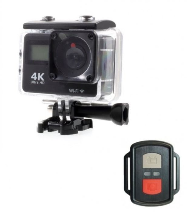 Водоустойчива спортна екшън камера 4K Ultra HD