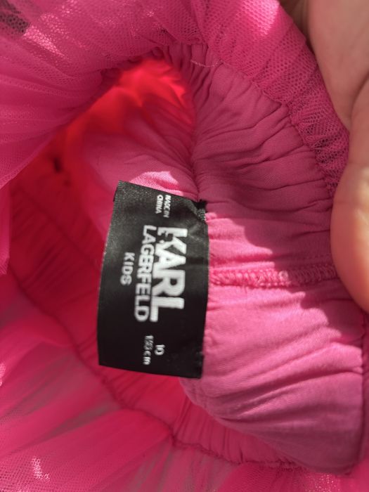 Детска розова пола Karl Lagerfeld