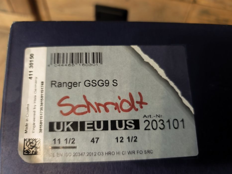 Ghete Nr 47 Haix Ranger GSG9 S bocanci