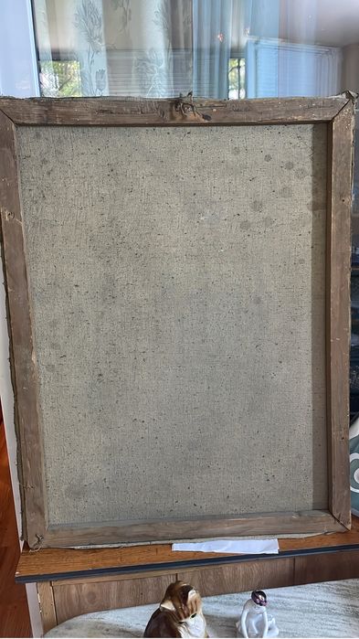 Портрет В.И. Ленин. Холст. Старый