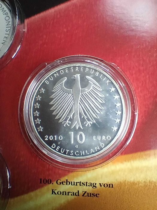 6 юбилейни монети (вкл. сребърна) от Германия