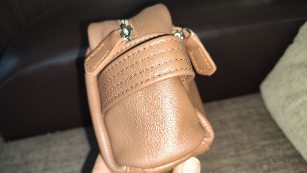 Борсетка мужская. Кожа