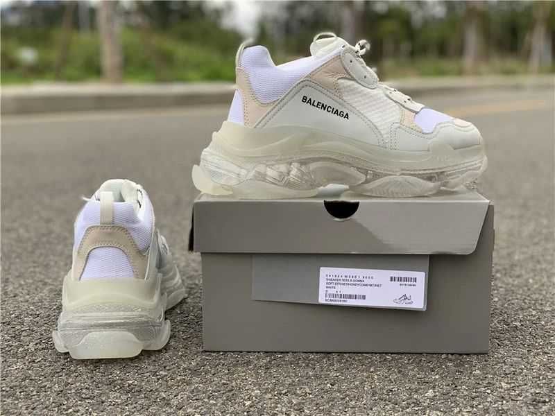 Balenciaga Triple S - White/Dark Grey/Black