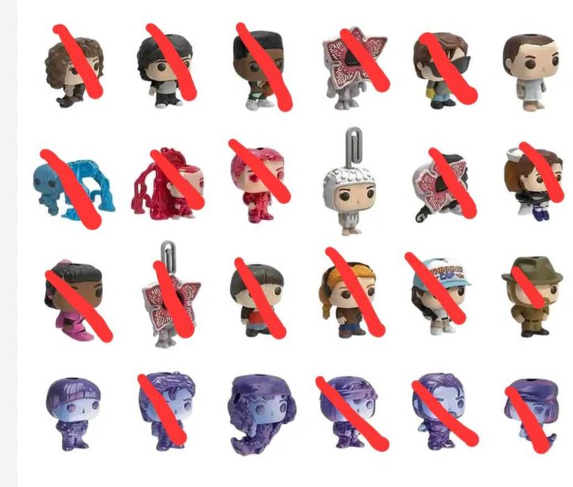 Фигурки kinder joy stranger things