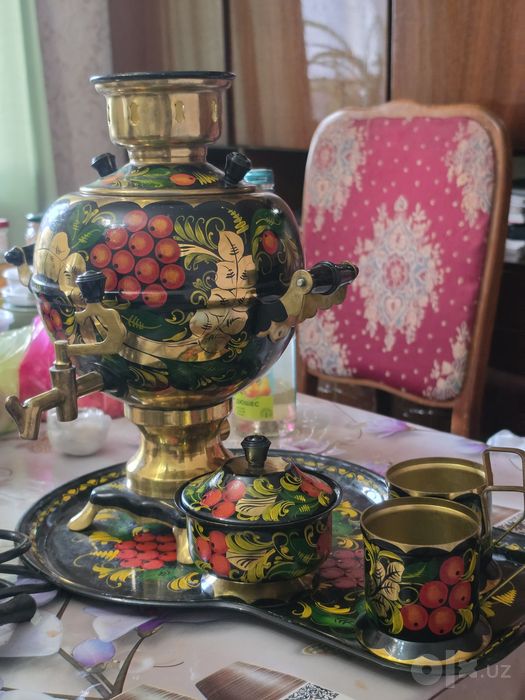 Самовар росписной