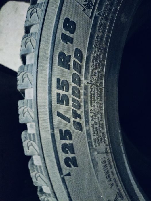 MICHELIN шипованные шины бу 18раз