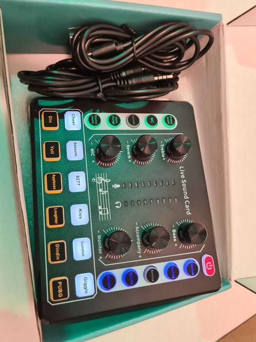 Placa de sunet Mixer Livestream Tik Tok Podcast M8 Bluetooth