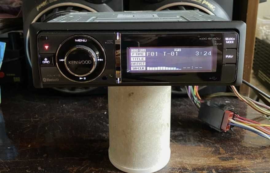 Player auto premium Kenwood KDC-BT60U – DSP real / 3x RCA / Sunet Hi-Fi / Bluetooth