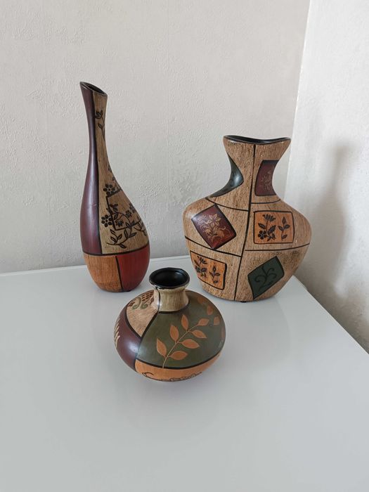 Вазы глиняные интерьерные