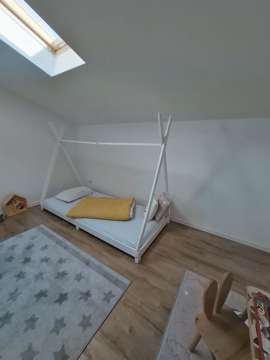 Pat copii tip cort montesorii saltea inclusă 90X200