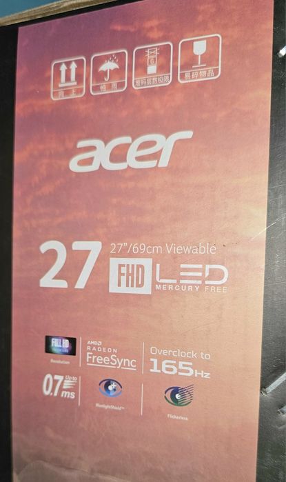 manitor acer ekran diametri 27  igri uchun zur