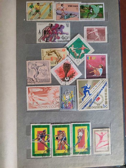 МАРКИ почтовые с тематикой "СПОРТ"