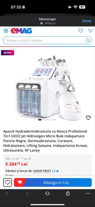 Aparat cosmetica, cu Masca Profesional salon coafura