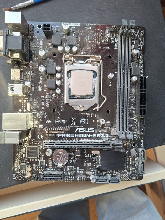 Комплект материнская плата lga 1151 V2 + i3 9100f