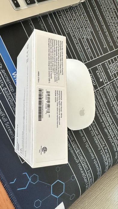 Мышь Apple Magic Mouse 4 MXK53ZM/A белый