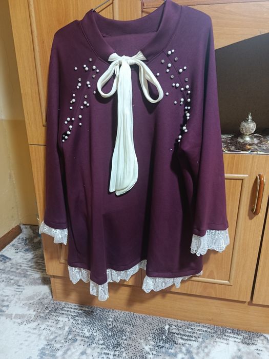 Yangi ayollar ko'ylagi razmeri 56 58