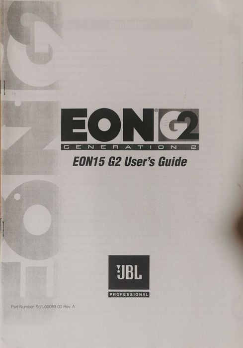 Активни тонколони *JBL EON 15 G2 - 2 бр.*