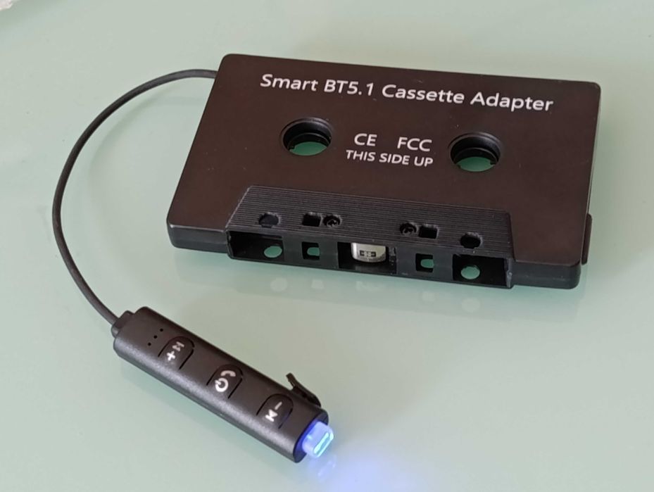 Smart BT5.1 Cassette Adapter blue tooth за касетофони за кола