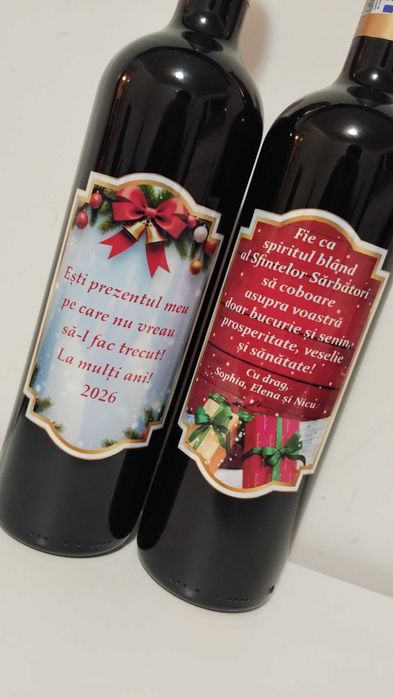 Sticle personalizate - cadou deosebit de Craciun, Paste, zi de nastere