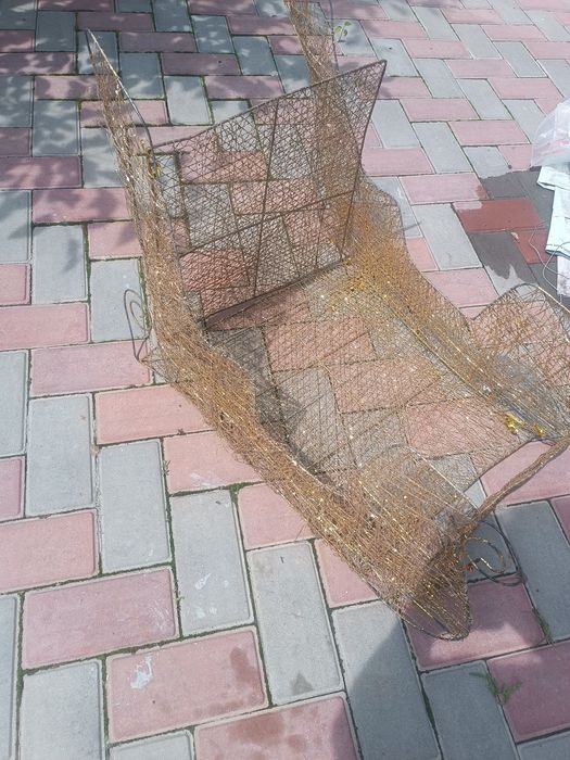 Декоративные,,золотые санки