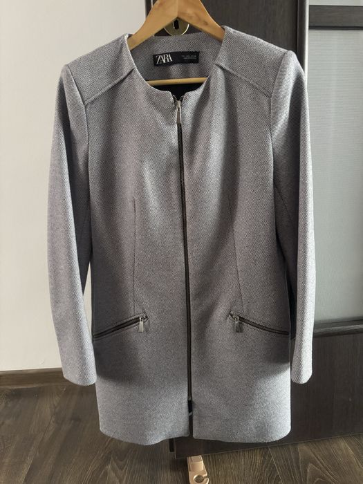Palton gri  Zara