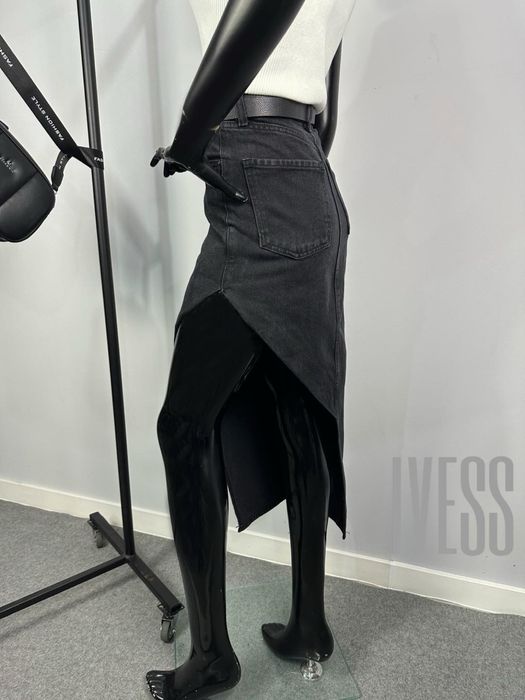 Дънкова пола асиметрична