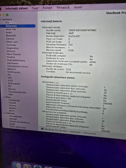 Mackbook Pro A1398 I7