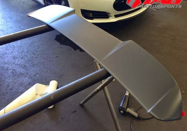 Eleron spoiler haion Audi A4 B8 Avant RS4 S line Sline negru lucios