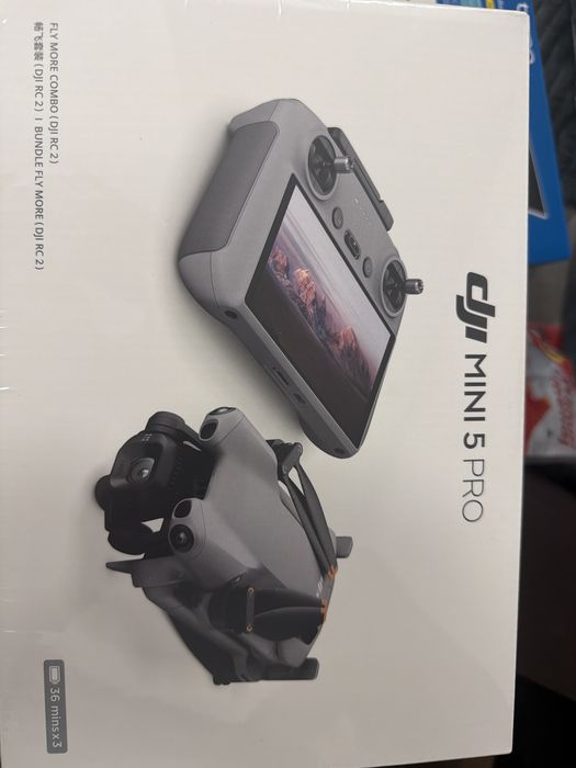 PRET FIX! Drona dji mini 5 pro fly more combo 3 baterii controller rc2 nou sigilat