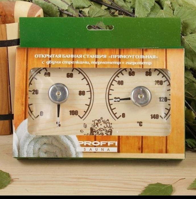 Гигрометр термометр для сауны бани